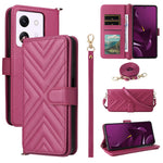 For Xiaomi Poco M7 Pro 5G Wallet Case with Shoulder / Wrist Strap Leather Phone Cover Stand