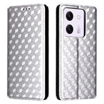 For Xiaomi Poco M7 Pro 5G Wallet Case Rhombus Imprinted Leather Phone Cover
