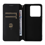For Xiaomi Poco M7 Pro 5G Wallet Case Rhombus Imprinted Leather Phone Cover