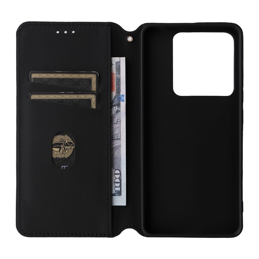 For Xiaomi Poco M7 Pro 5G Wallet Case Rhombus Imprinted Leather Phone Cover