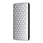 For Xiaomi Poco M7 Pro 5G Wallet Case Rhombus Imprinted Leather Phone Cover