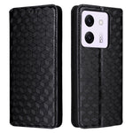 For Xiaomi Poco M7 Pro 5G Wallet Case Rhombus Imprinted Leather Phone Cover