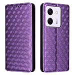 For Xiaomi Poco M7 Pro 5G Wallet Case Rhombus Imprinted Leather Phone Cover