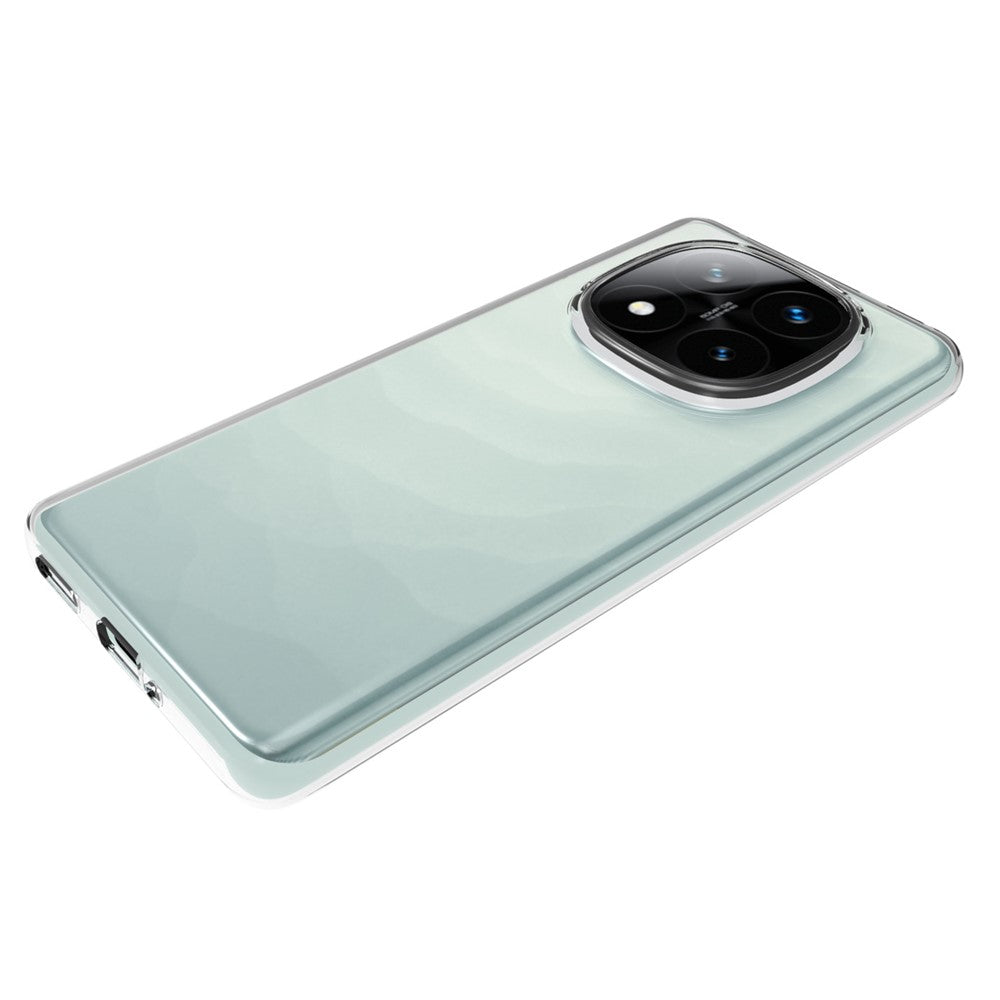 For Xiaomi Redmi Note 14 Pro+ 5G Clear Phone Case Watermark-Resistant TPU Back Cover