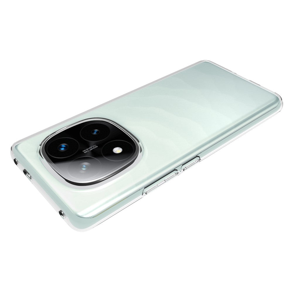 For Xiaomi Redmi Note 14 Pro+ 5G Clear Phone Case Watermark-Resistant TPU Back Cover