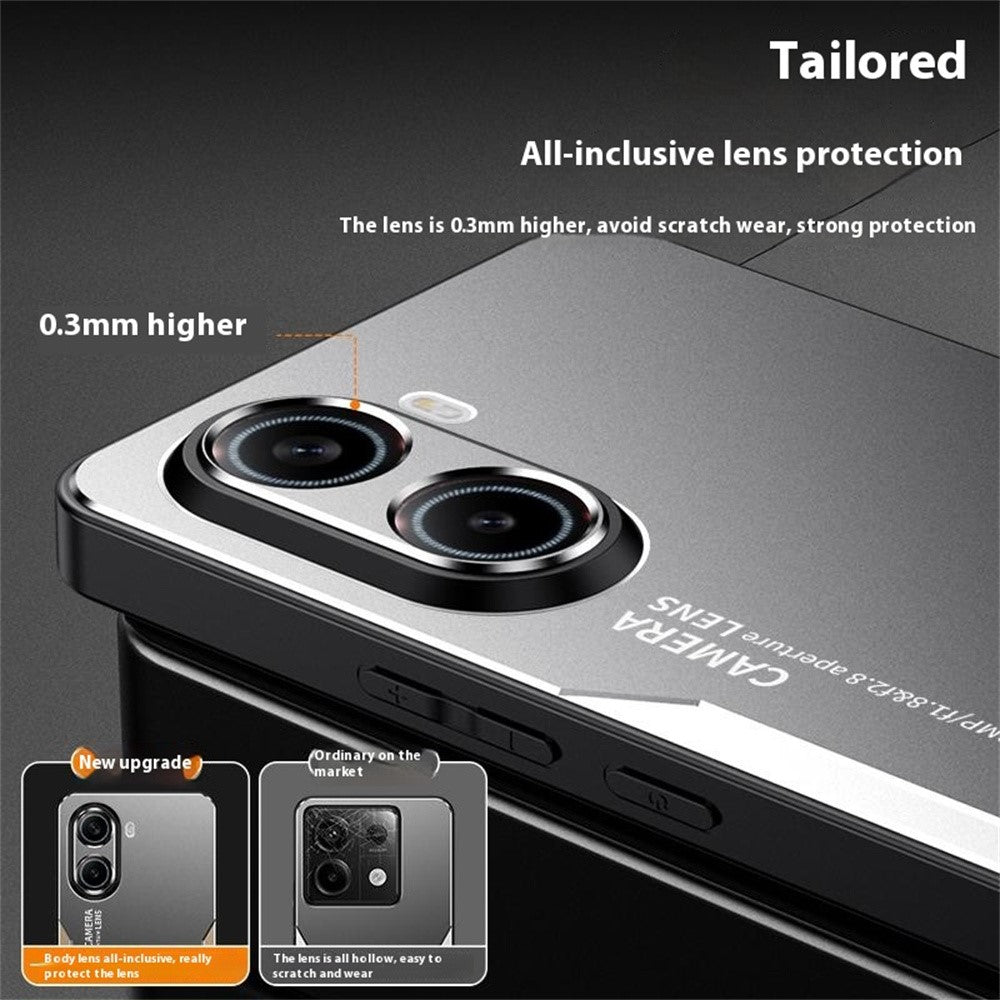 Xiaomi Redmi Turbo 4 5G mobilskal Aluminiumlegering TPU PC Baksida