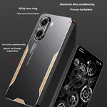 Xiaomi Redmi Turbo 4 5G mobilskal Aluminiumlegering TPU PC Baksida