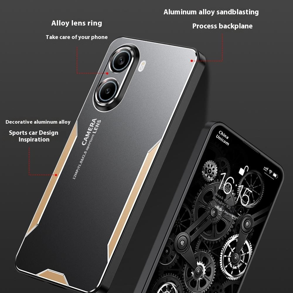 Xiaomi Redmi Turbo 4 5G mobilskal Aluminiumlegering TPU PC Baksida
