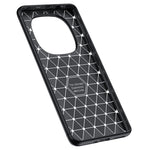 For Xiaomi Redmi Note 14 Pro+ 5G / Note 14 Pro 5G / Poco X7 5G Case Litchi Texture TPU Flexible Phone Cover, Black