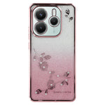 KADEM For Xiaomi Redmi Note 14 5G Case Flower TPU Flexible Gradient Phone Cover
