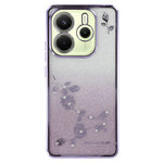 KADEM For Xiaomi Redmi Note 14 4G (163.25mm) Case Flower TPU Flexible Gradient Phone Cover