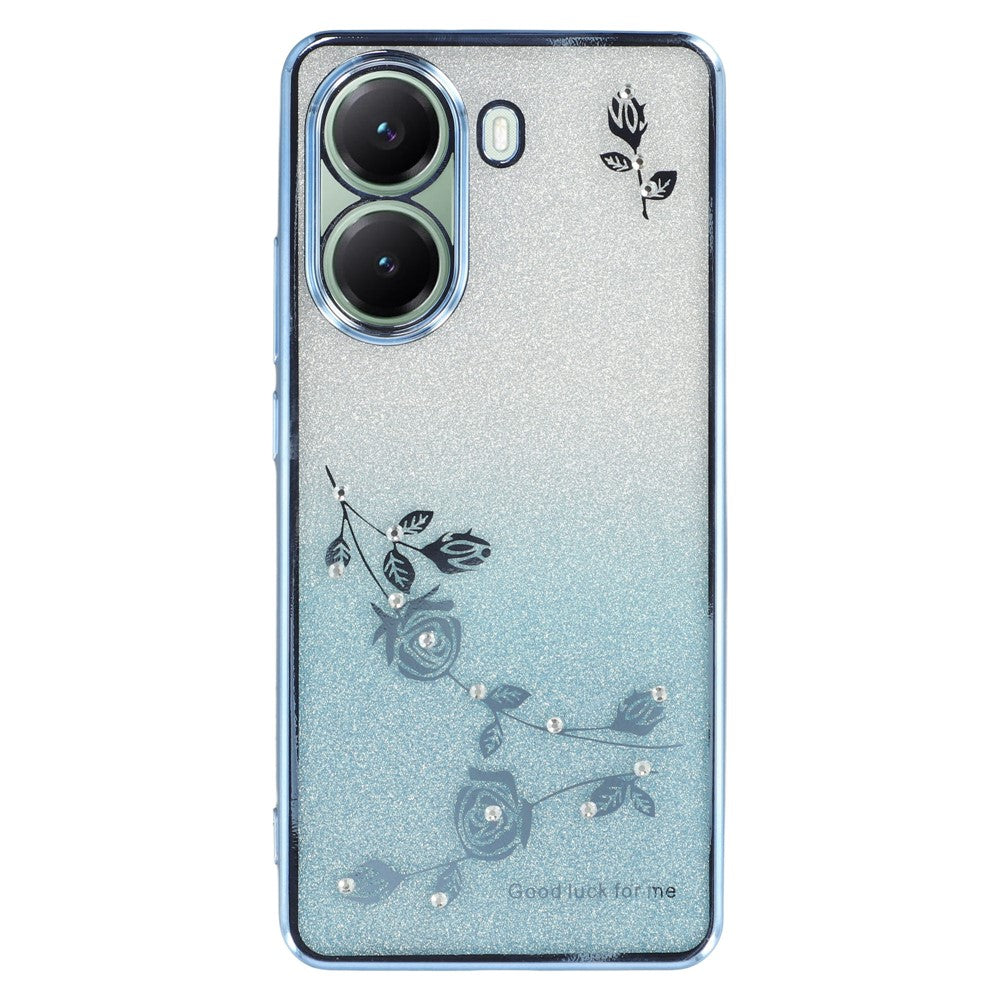 KADEM For Xiaomi Poco X7 Pro 5G Case Flower TPU Flexible Gradient Phone Cover