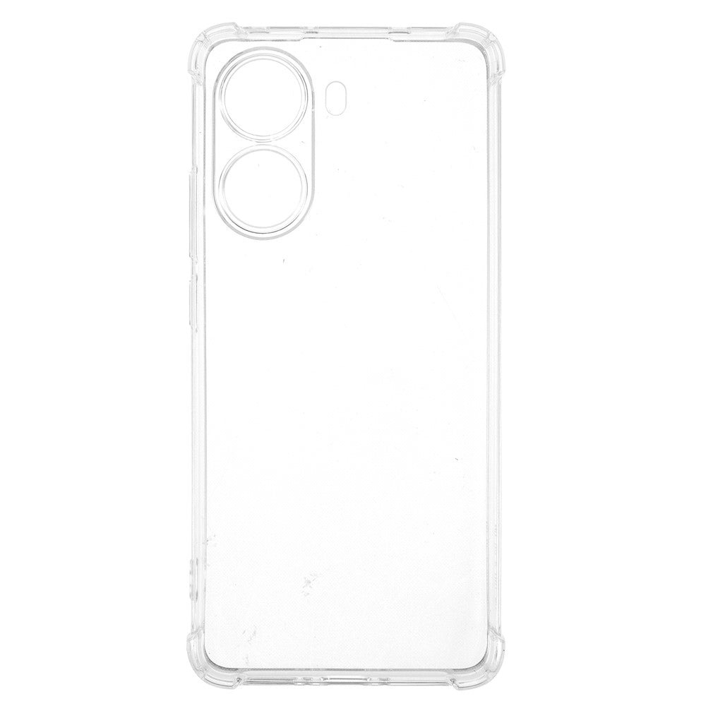 Xiaomi Redmi Turbo 4 5G mobilskal Förstärkt Fyra Hörn Anti-Drop Genomskinligt TPU-Skal