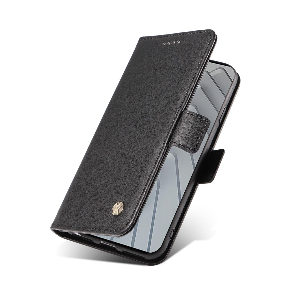 YIKATU För Xiaomi Redmi Note 14 4G (163.25mm) Plånboksfodral YK-003 Läderfodral