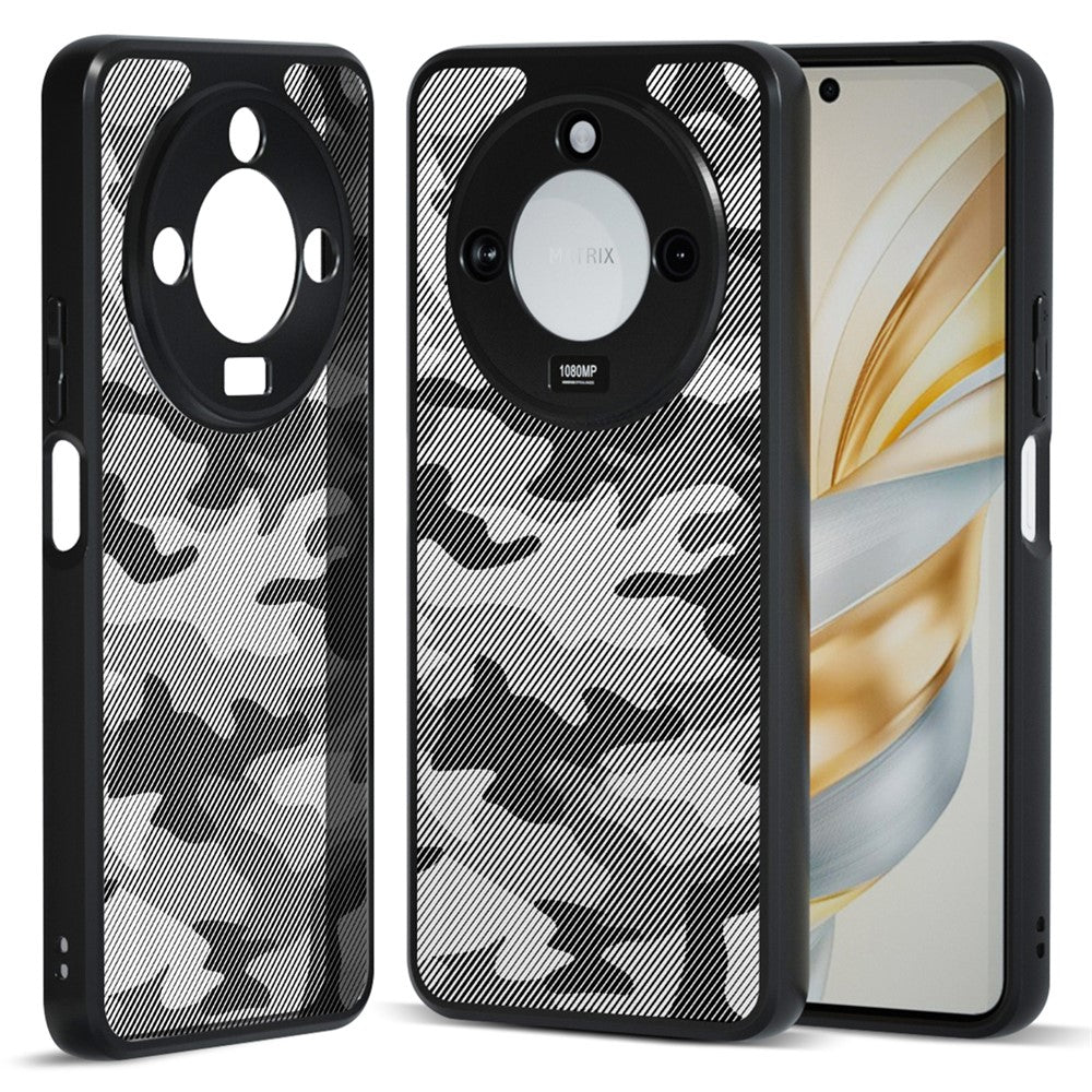 IBMRS For Honor X60 5G Case TPU + PC Heavy Duty Shockproof Phone Cover Camera Protection