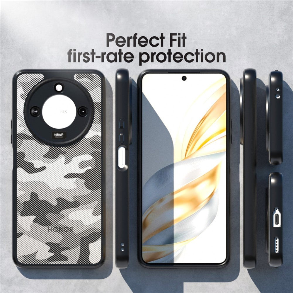 IBMRS For Honor X60 5G Case TPU + PC Heavy Duty Shockproof Phone Cover Camera Protection