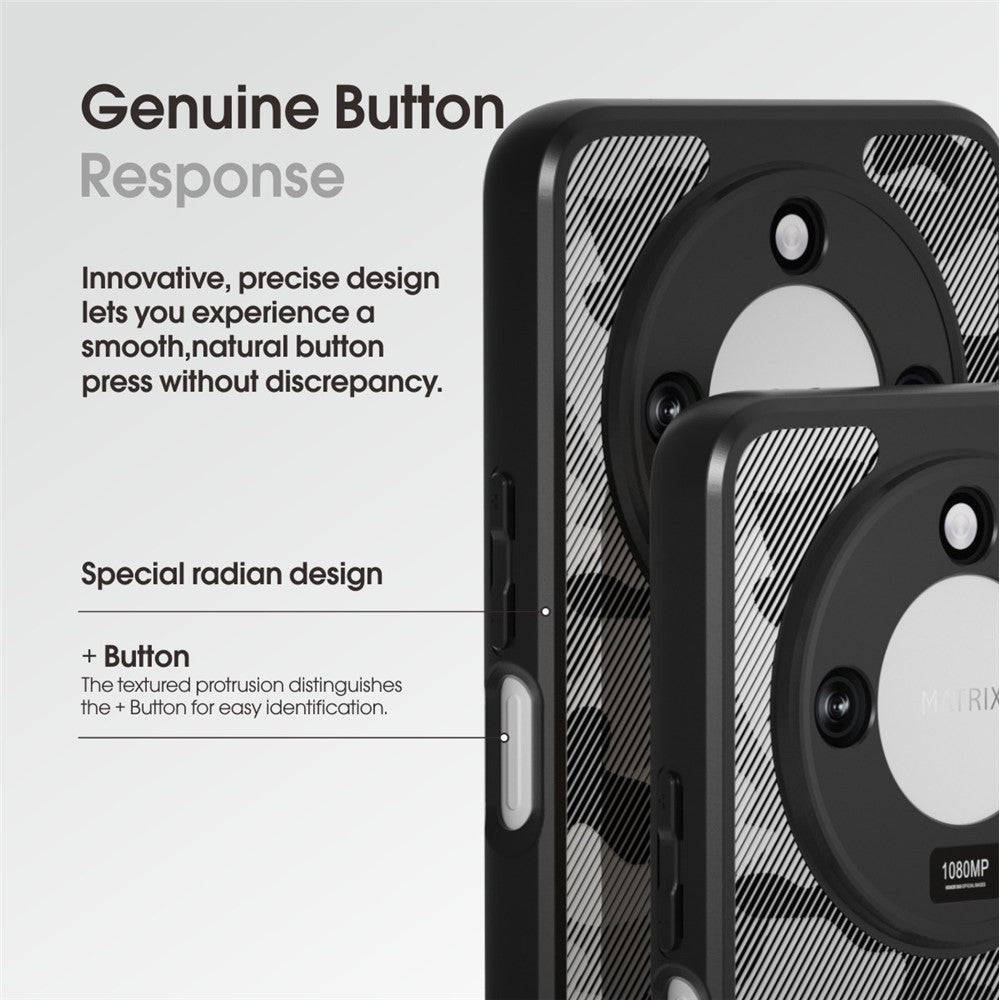 IBMRS For Honor X60 5G Case TPU + PC Heavy Duty Shockproof Phone Cover Camera Protection