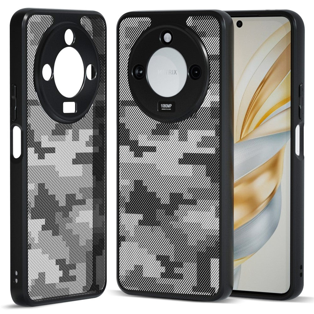 IBMRS For Honor X60 5G Case TPU + PC Heavy Duty Shockproof Phone Cover Camera Protection
