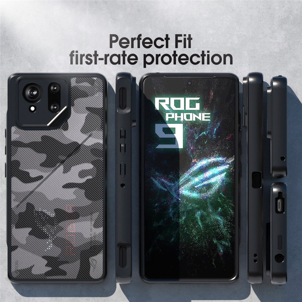 IBMRS til Asus ROG Phone 9 5G / Phone 9 Pro 5G cover TPU + PC kraftigt stødsikkert telefoncover Kamerabeskyttelse