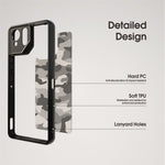 IBMRS til Asus ROG Phone 9 5G / Phone 9 Pro 5G cover TPU + PC kraftigt stødsikkert telefoncover Kamerabeskyttelse