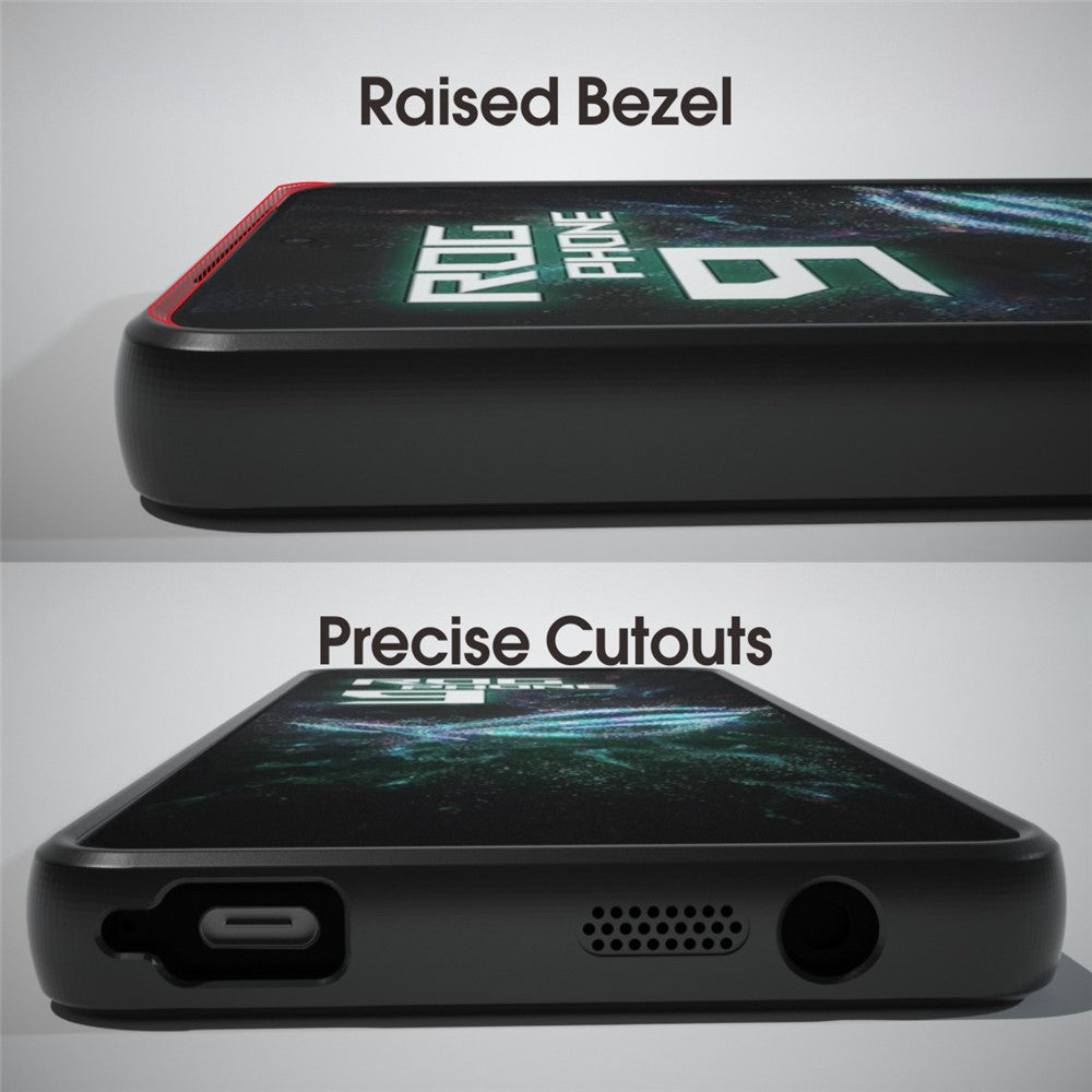 IBMRS til Asus ROG Phone 9 5G / Phone 9 Pro 5G cover TPU + PC kraftigt stødsikkert telefoncover Kamerabeskyttelse