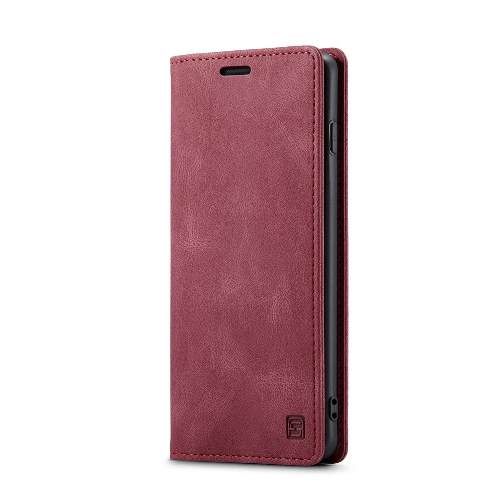 AUTSPACE For Samsung Galaxy S10 Plus Wallet Case  A01 Leather Stand Cover with RFID Blocking Card Holder