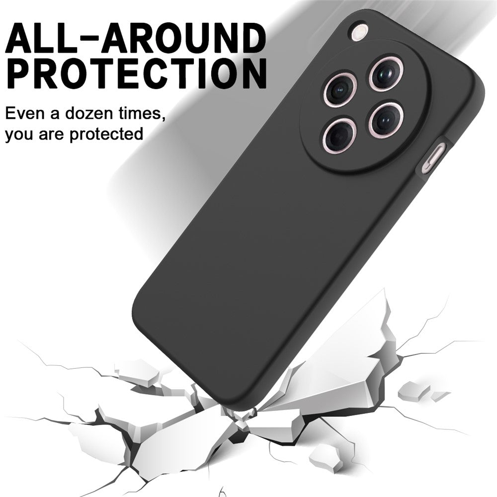 For Oppo Find X8 5G Liquid Silicone Case Phone Back Cover with Hand Strap