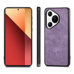 For Huawei Pura 70 Case Shockproof Slim Retro Leather Phone Back Cover