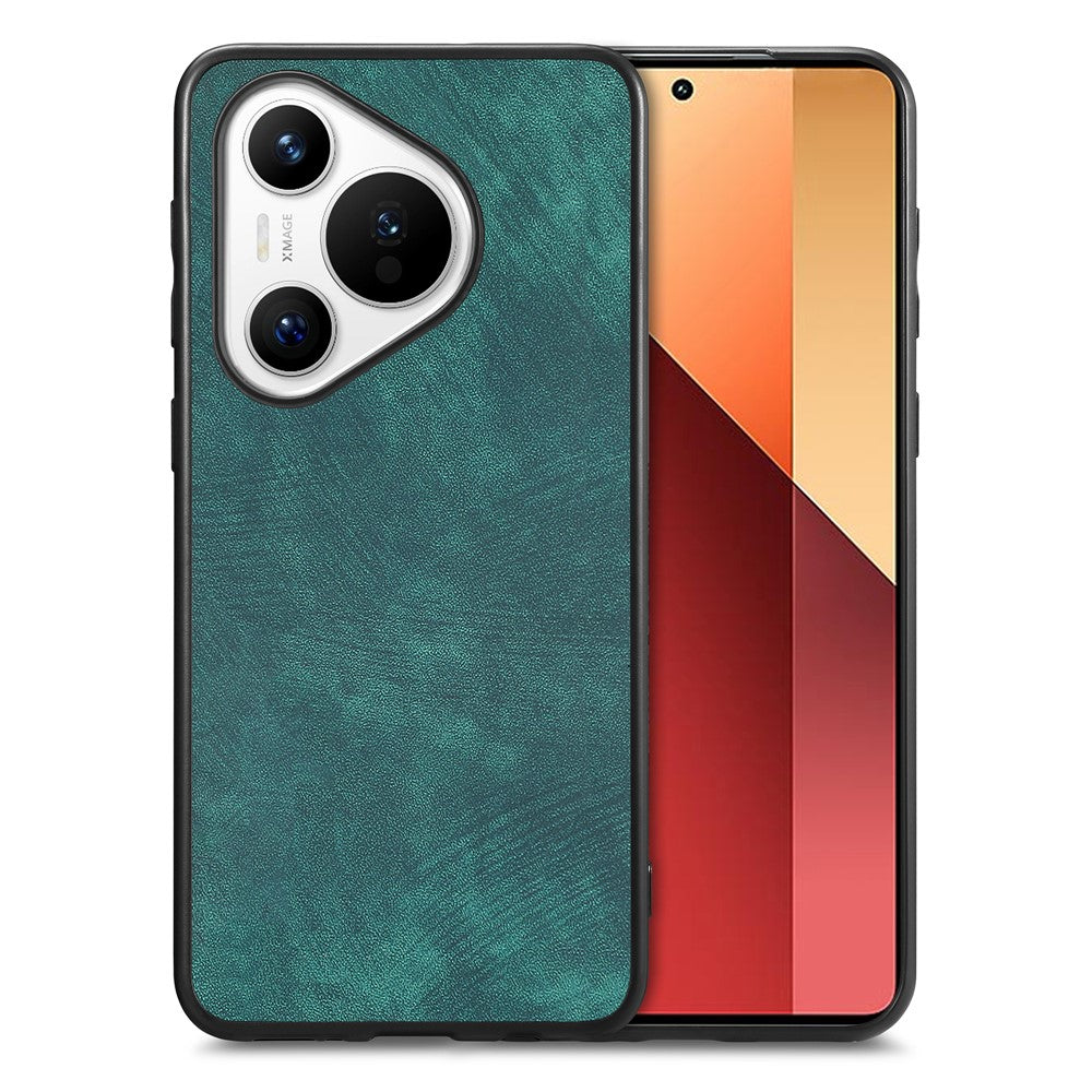 For Huawei Pura 70 Case Shockproof Slim Retro Leather Phone Back Cover
