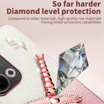 KADEM För Oppo Reno13 5G (Global) Skal Dragonfly Stativ TPU Blommor Glitter mobilskal