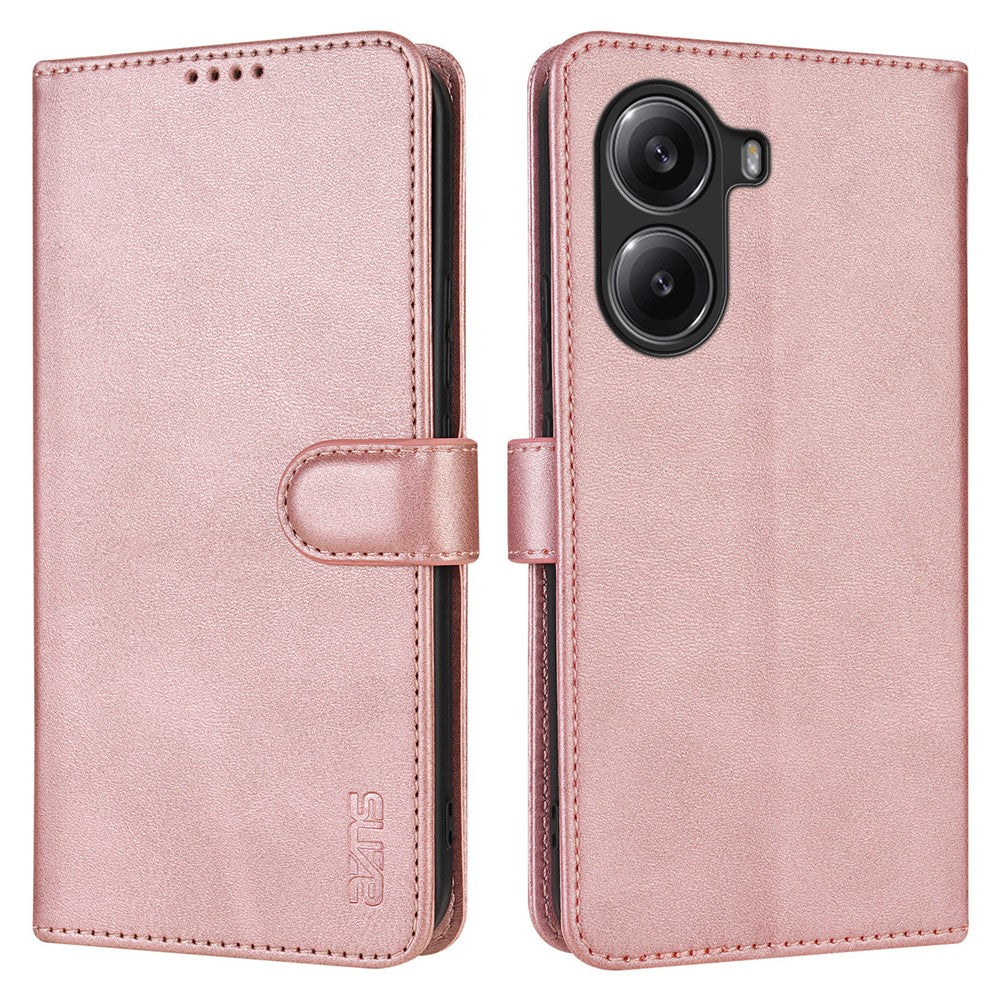 AZNS För Xiaomi Redmi Turbo 4 5G / Poco X7 Pro 5G Skal PU Läder Plånboksfodral