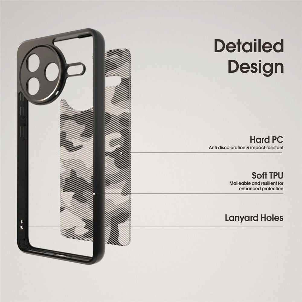 IBMRS For Xiaomi Poco F7 Pro 5G / Redmi K80 5G Case TPU + PC Heavy Duty Shockproof Phone Cover Camera Protection