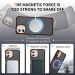 Samsung Galaxy A05 4G-skal med linsstativ Matt mobilbaksida Magnetiskt skal
