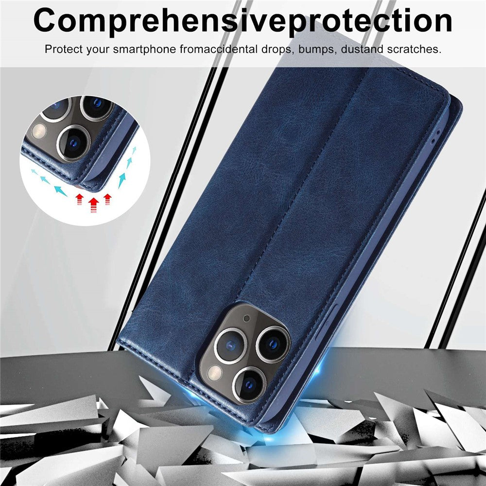 LC.IMEEKE Anti-drop Phone Cover For iPhone 11 Pro 5.8 inch, RFID Blocking Magnetic Auto Closing Phone Flip Leather Wallet Case Stand