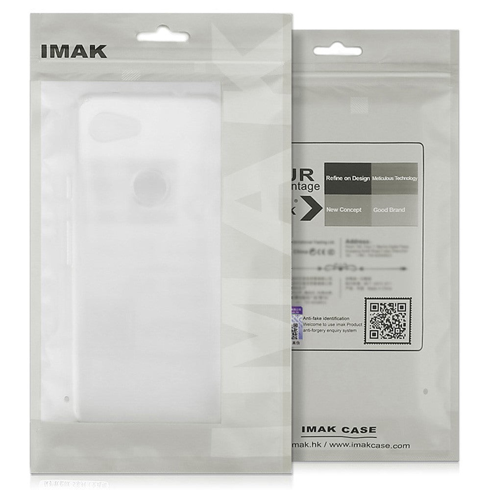 IMAK UX-4 Series TPU Case for Xiaomi Redmi Note 11 Pro+ 5G / Note 11 Pro 5G (China) (Mediatek) / Poco X4 NFC Straight Frame Clear Phone Cover
