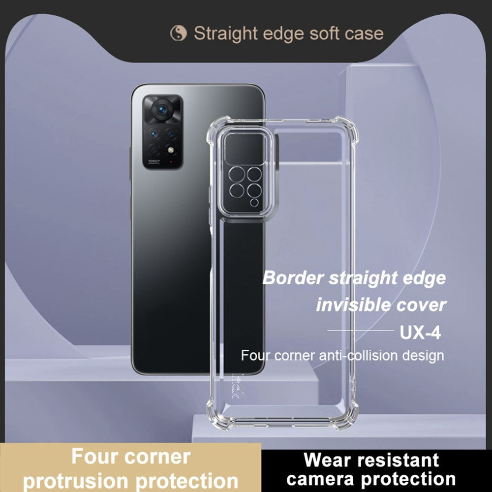 IMAK UX-4 Series TPU Case for Xiaomi Redmi Note 11E Pro 5G / Note 11 Pro 5G (Qualcomm) / Note 11 Pro 4G (Mediatek) / Note 11 Pro+ 5G (India) Cover