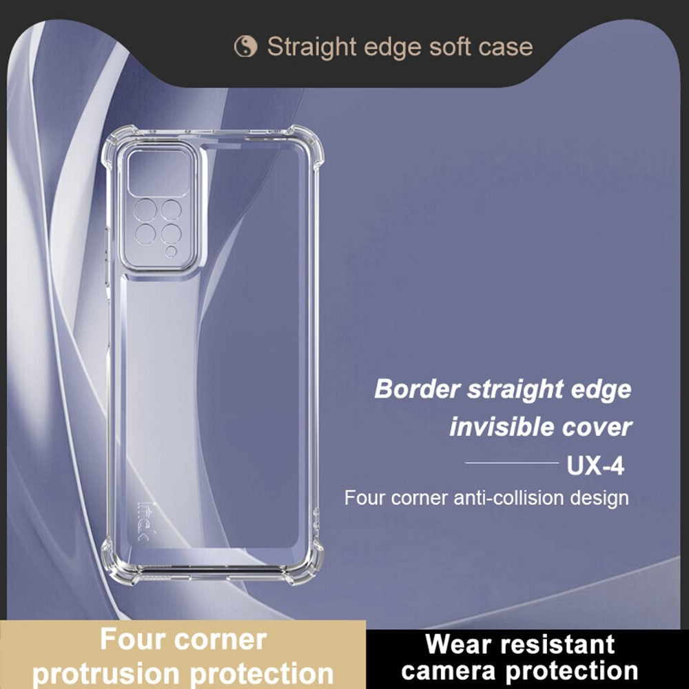 IMAK UX-4 Series TPU Case for Xiaomi Redmi Note 11E Pro 5G / Note 11 Pro 5G (Qualcomm) / Note 11 Pro 4G (Mediatek) / Note 11 Pro+ 5G (India) Cover