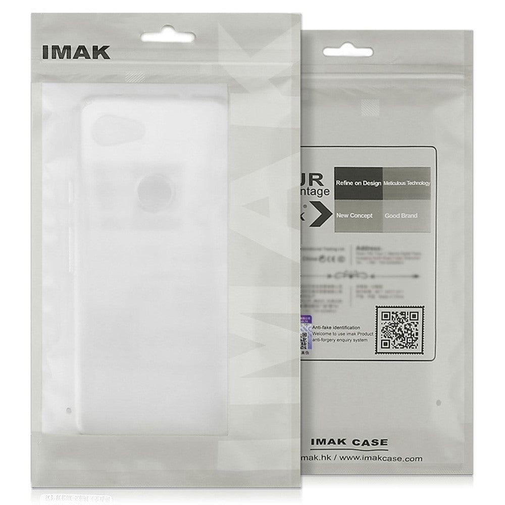 IMAK UX-4-serien TPU-skal för Xiaomi Redmi K60 Pro 5G / K60 5G / Poco F5 Pro 5G rak ram genomskinligt mobilskal