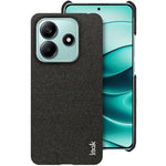 IMAK Ruiyi Series for Xiaomi Poco M7 Pro 5G / Redmi Note 14 5G Case Fabric Texture Leather+PC Phone Back Cover