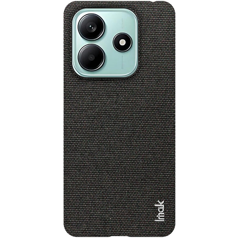 IMAK Ruiyi Series for Xiaomi Poco M7 Pro 5G / Redmi Note 14 5G Case Fabric Texture Leather+PC Phone Back Cover
