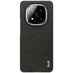 IMAK Ruiyi Series for Xiaomi Redmi Note 14 Pro+ 5G Case Fabric Texture Leather+PC Phone Back Cover