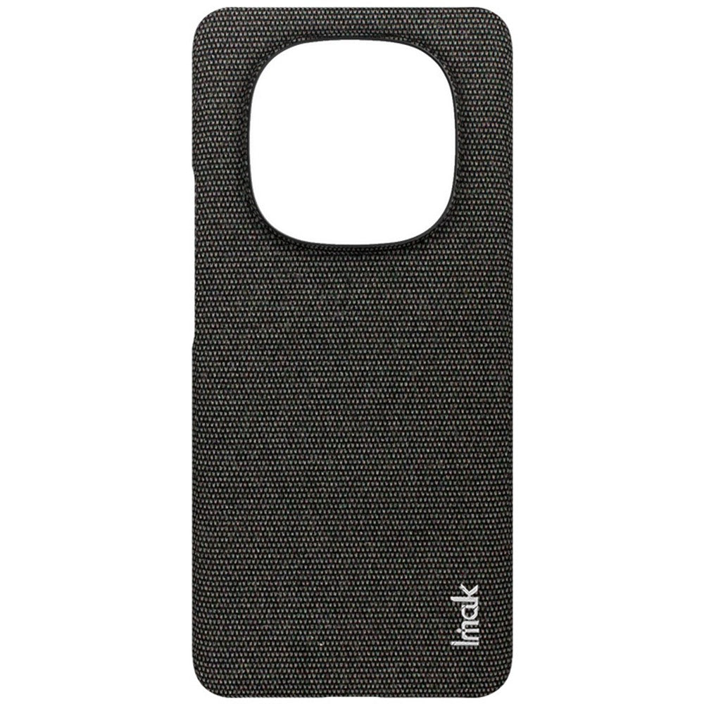 IMAK Ruiyi Series for Xiaomi Redmi Note 14 Pro+ 5G Case Fabric Texture Leather+PC Phone Back Cover