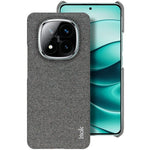 IMAK Ruiyi Series for Xiaomi Redmi Note 14 Pro+ 5G Case Fabric Texture Leather+PC Phone Back Cover