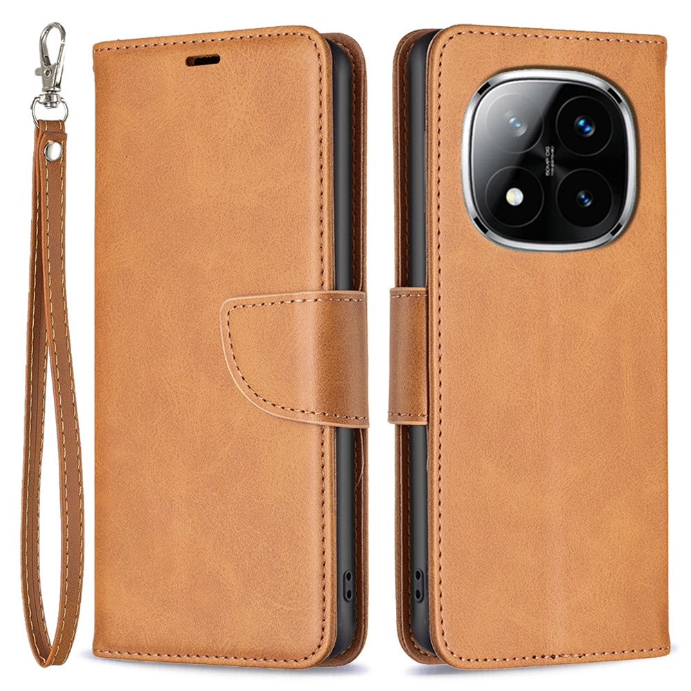 For Xiaomi Redmi Note 14 Pro 4G Case Shockproof PU Leather Cover with Wallet Card Slots