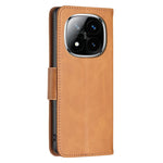 For Xiaomi Redmi Note 14 Pro 4G Case Shockproof PU Leather Cover with Wallet Card Slots
