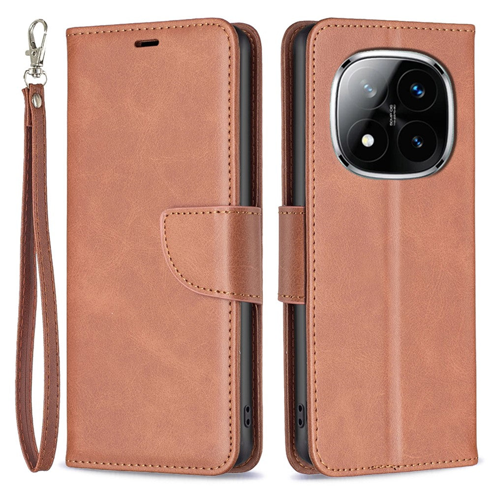 For Xiaomi Redmi Note 14 Pro 4G Case Shockproof PU Leather Cover with Wallet Card Slots