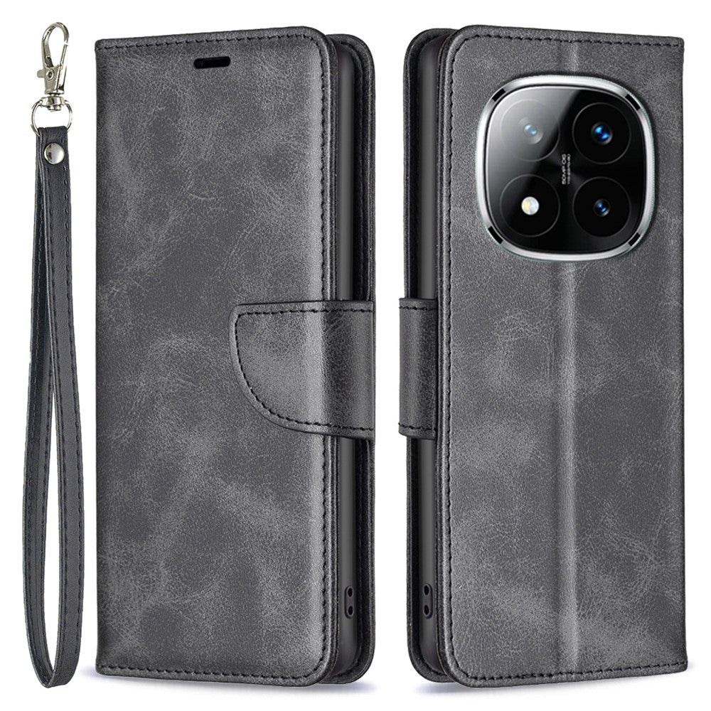 For Xiaomi Redmi Note 14 Pro 4G Case Shockproof PU Leather Cover with Wallet Card Slots