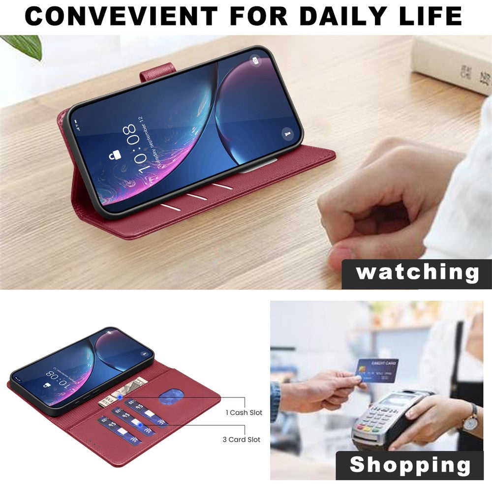 BINFEN COLOR BF32 For Xiaomi Redmi Note 14 Pro 4G Leather Case Wallet RFID Blocking Phone Cover