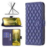 BINFEN COLOR BF Style-14 For Xiaomi Redmi Note 14 Pro 4G Case Rhombus Phone Leather Cover Stand
