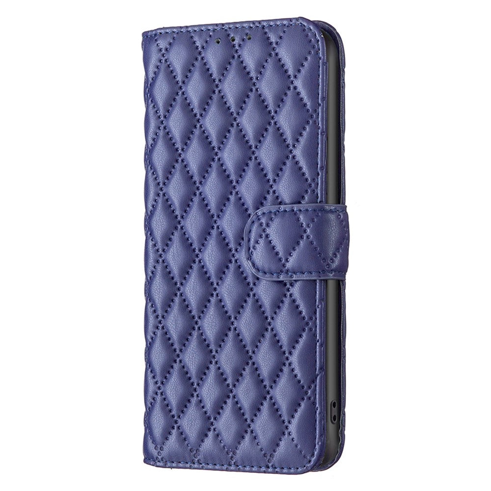 BINFEN COLOR BF Style-14 For Xiaomi Redmi Note 14 Pro 4G Case Rhombus Phone Leather Cover Stand